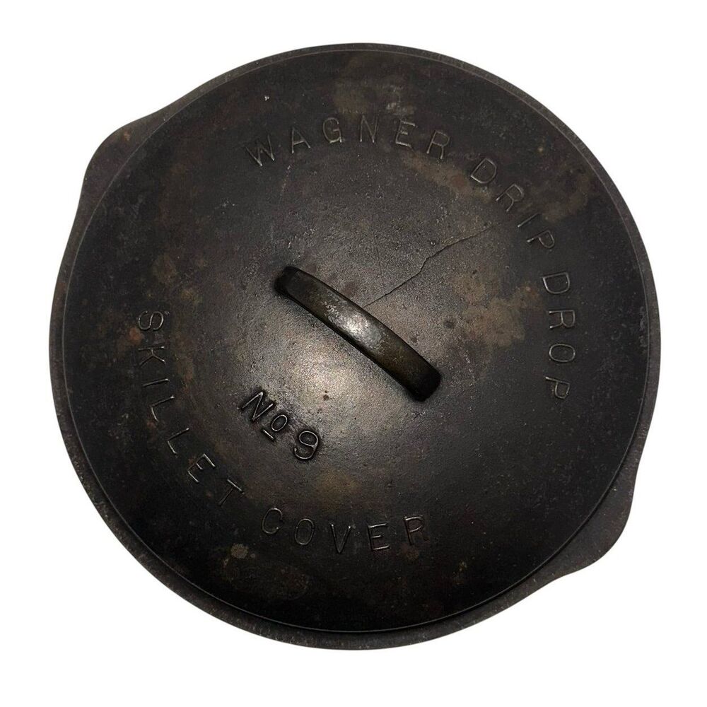 Wagner Drip Drop No 9 Skillet Cover 1069 A Lid Cast Iron